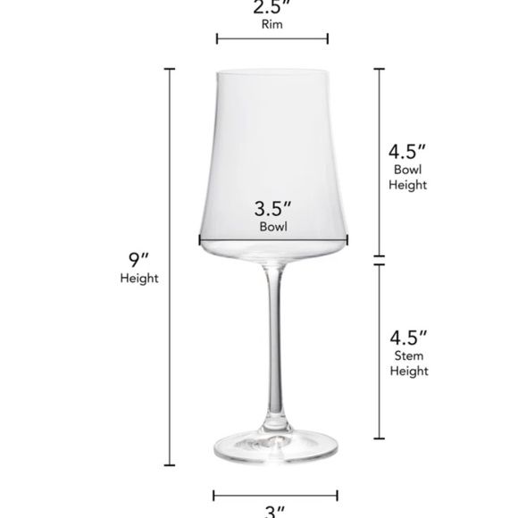 NEW Mikasa Aline White Wine Glasses Set of 4 - Picture 2 of 6